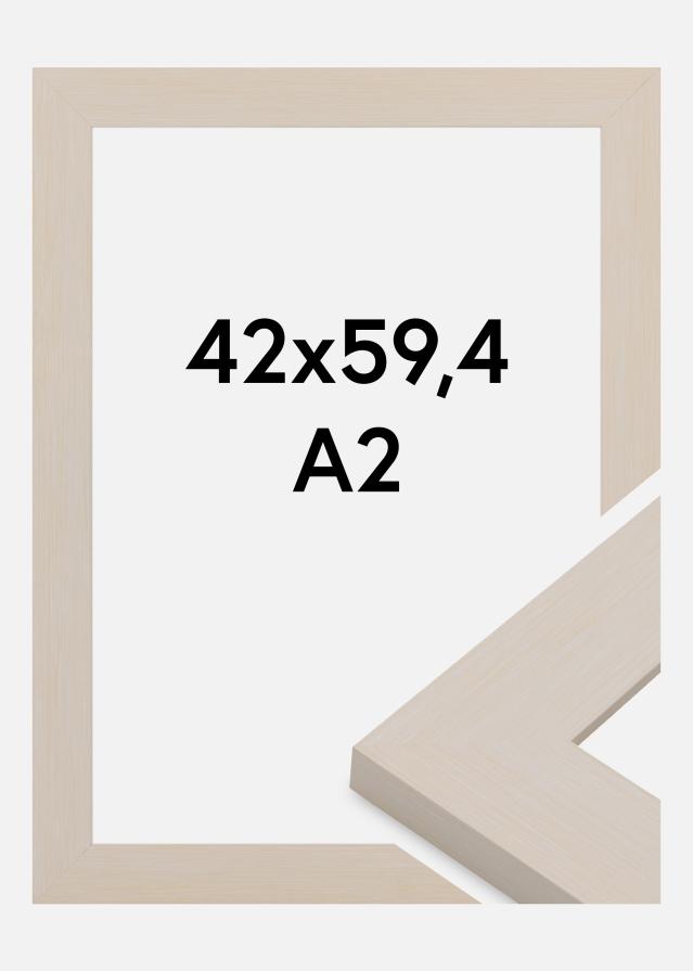 Cadre Pembrokeshire Verre Acrylique Blanc 42x59,4 cm (A2)