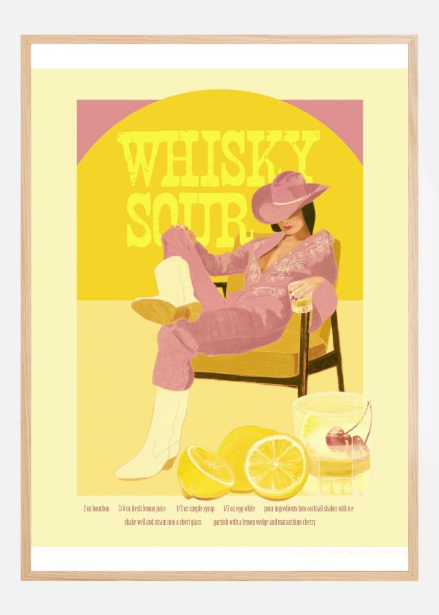 Jlr Whiskysour Pink Copy Poster