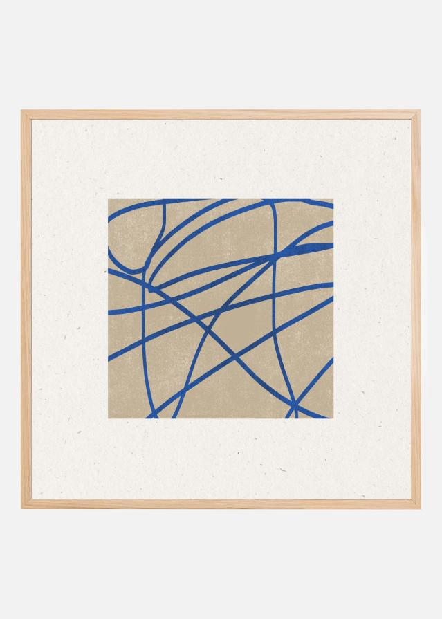 Blue Web Dance Poster