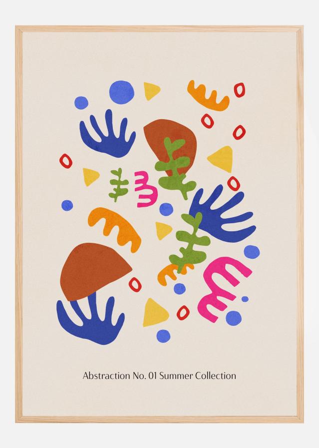 Abstraction Summer Collection Poster
