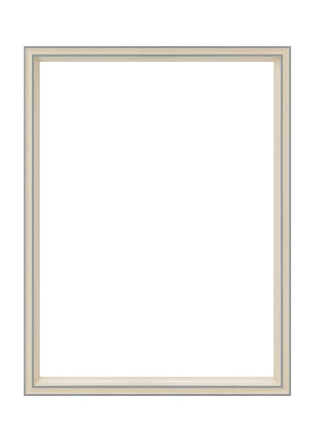 Cadre Riga Verre Acrylique Stone White / Bluish Grey 40x40 cm