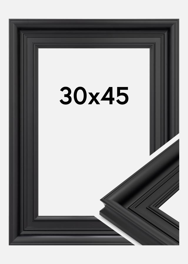 Cadre Scarborough Verre Acrylique Noir 30x45 cm