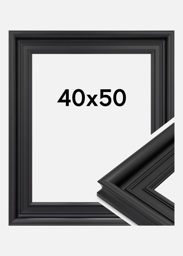 Cadre Scarborough Verre Acrylique Noir 40x50 cm