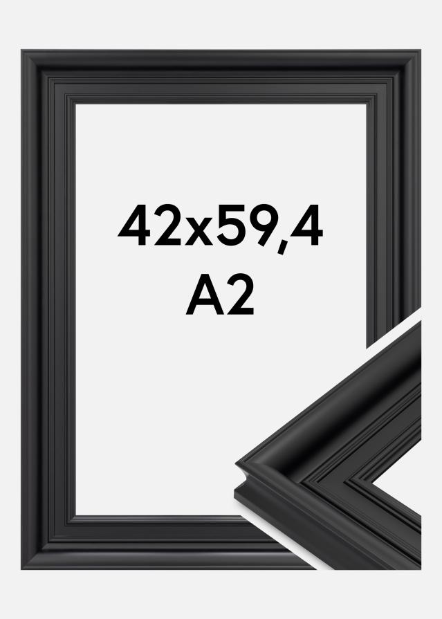 Cadre Scarborough Verre Acrylique Noir 42x59,4 cm (A2)