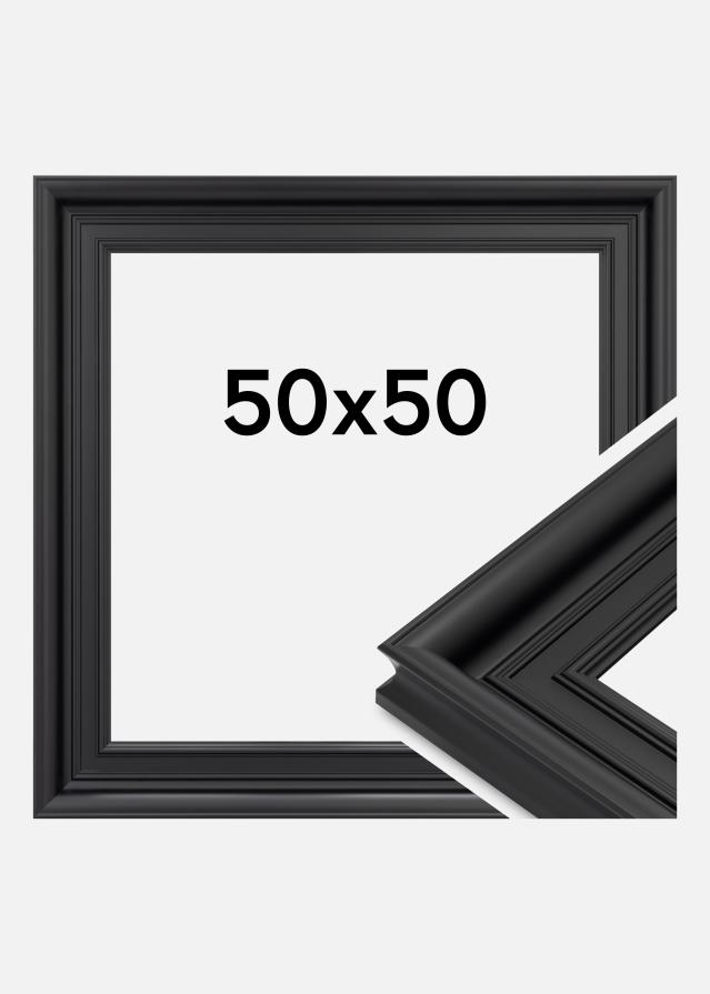 Cadre Scarborough Verre Acrylique Noir 50x50 cm