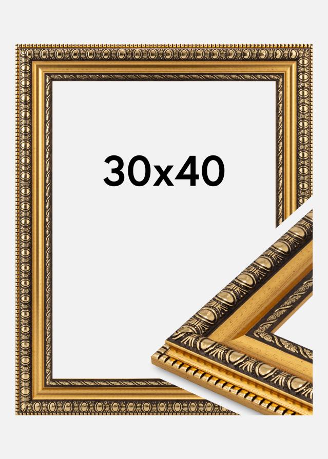 Cadre Ornato Verre Acrylique Gold 30x40 cm