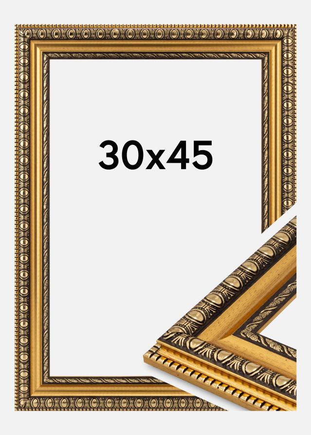 Cadre Ornato Verre Acrylique Gold 30x45 cm