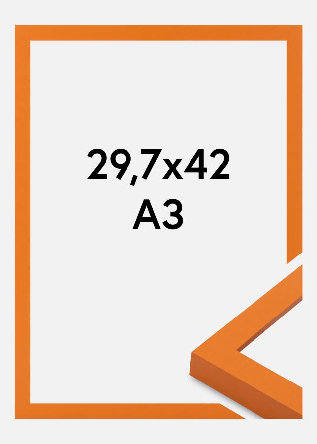 Cadre Selection Verre Acrylique Orange 29.7x42 cm (A3)
