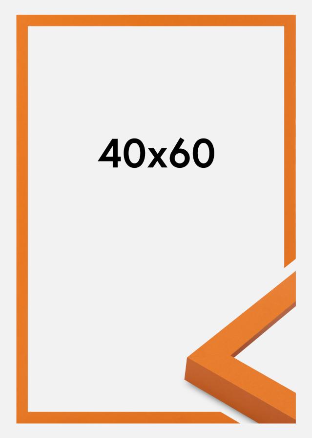 Cadre Selection Verre Acrylique Orange 40x60 cm