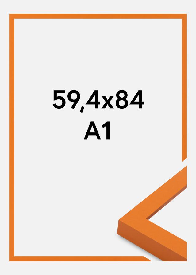 Cadre Selection Verre Acrylique Orange 59.4x84 cm (A1)