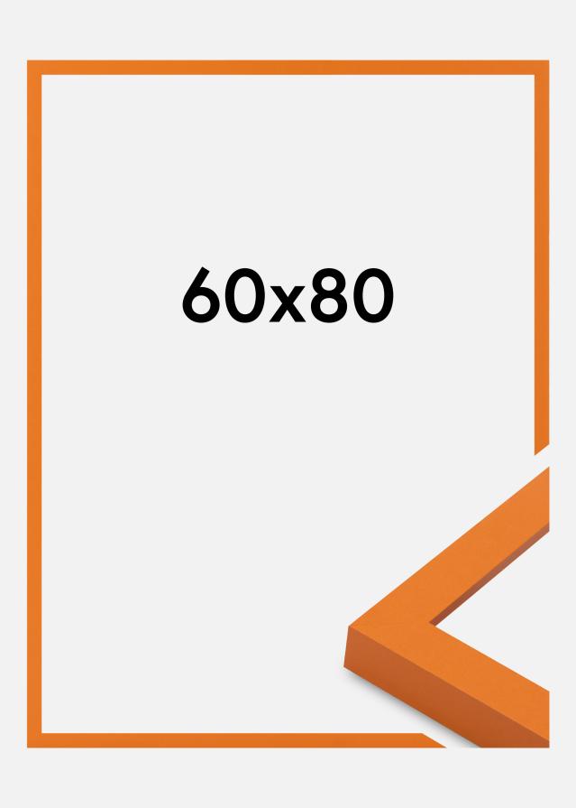 Cadre Selection Verre Acrylique Orange 60x80 cm