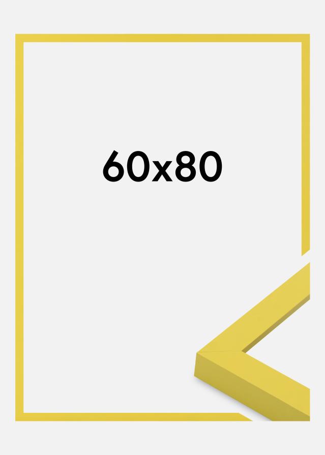 Cadre Selection Verre Acrylique Yellow 60x80 cm