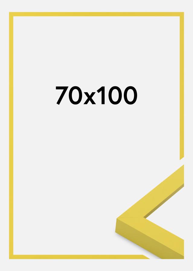 Cadre Selection Verre Acrylique Yellow 70x100 cm