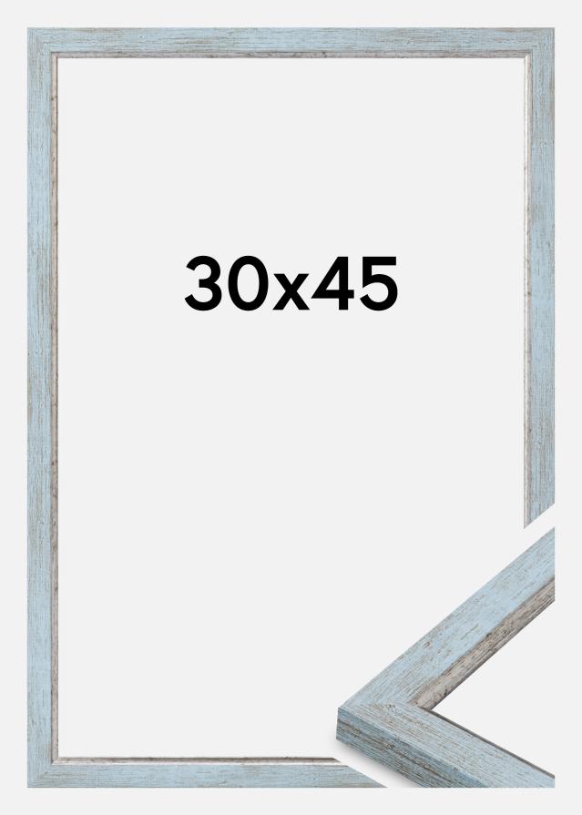 Cadre Whitby Verre Acrylique Bleu 30x45 cm