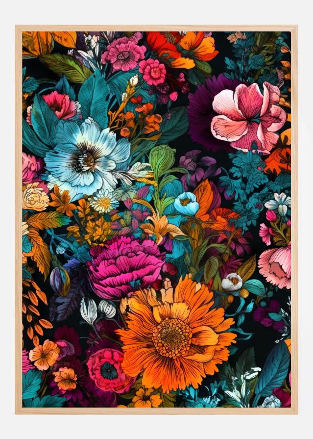 Meadow flowers 6 Poster