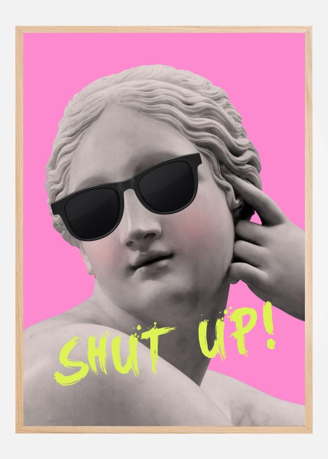 Shutuppinkyellow Ratioiso Poster