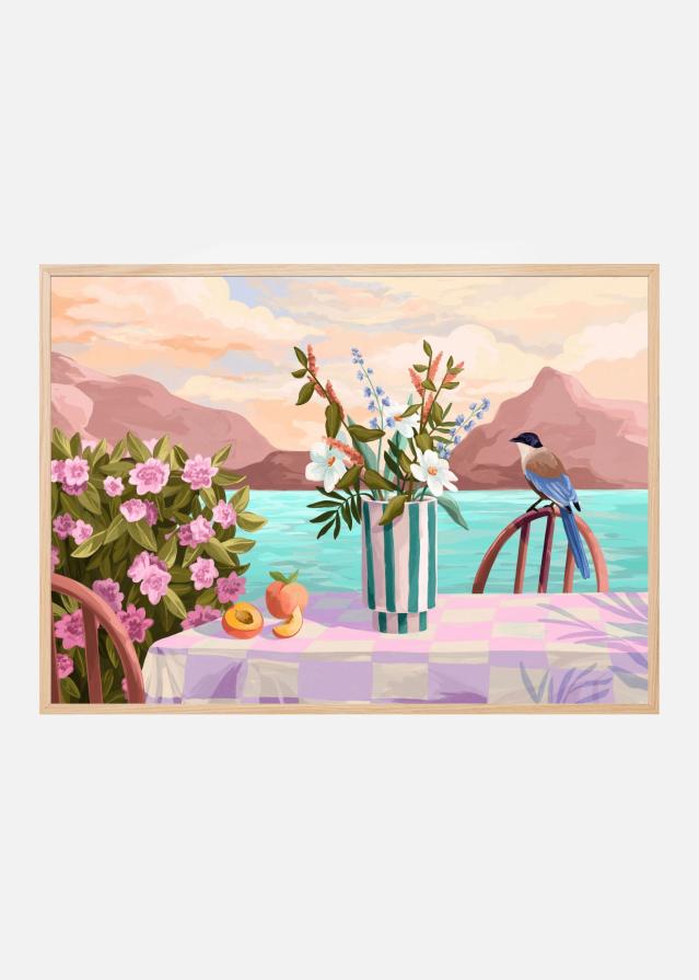 Peachy Evenings Poster