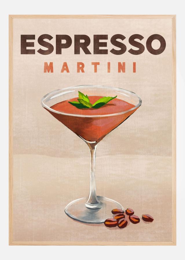 Espresso Martini Cocktail Bar Decor Poster