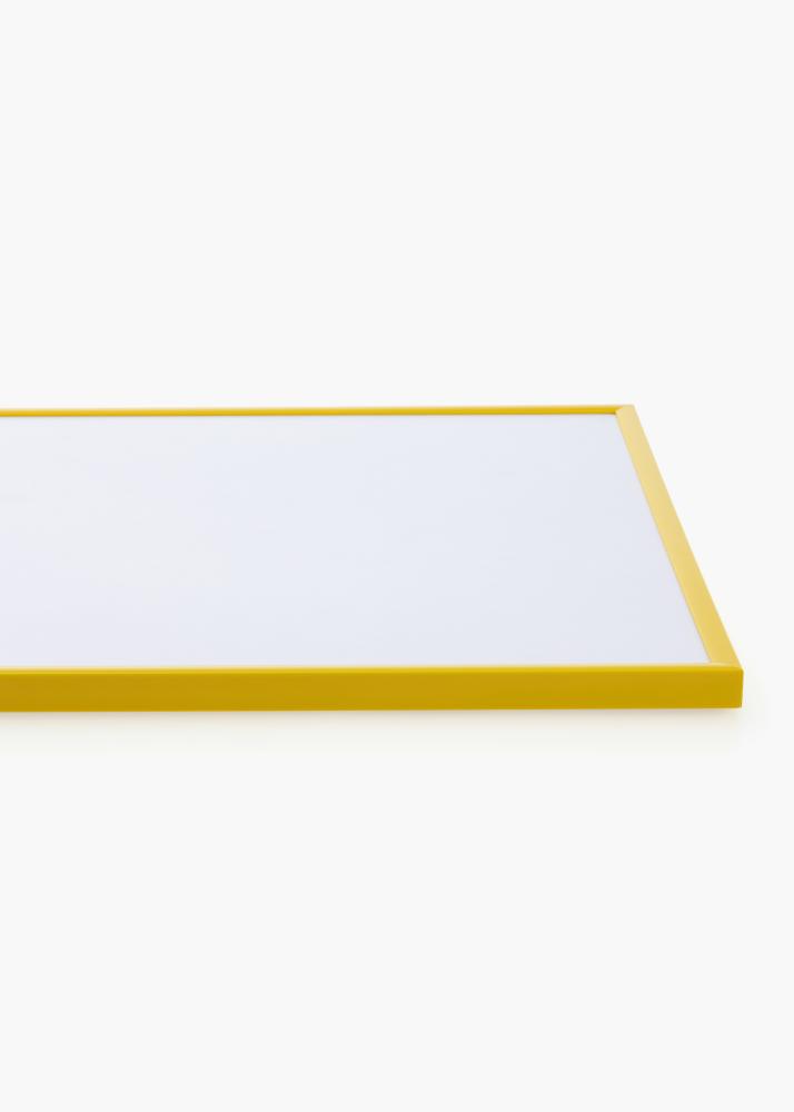 Cadre New Lifestyle Jaune 40x50 cm - Passe-partout Blanc 31x41 cm