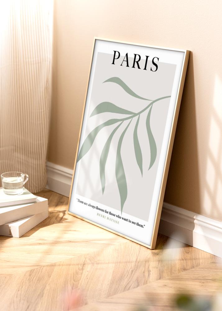 Cadre aluminium Laiton 50x70 cm - Passe-partout Blanc 16x24 inches