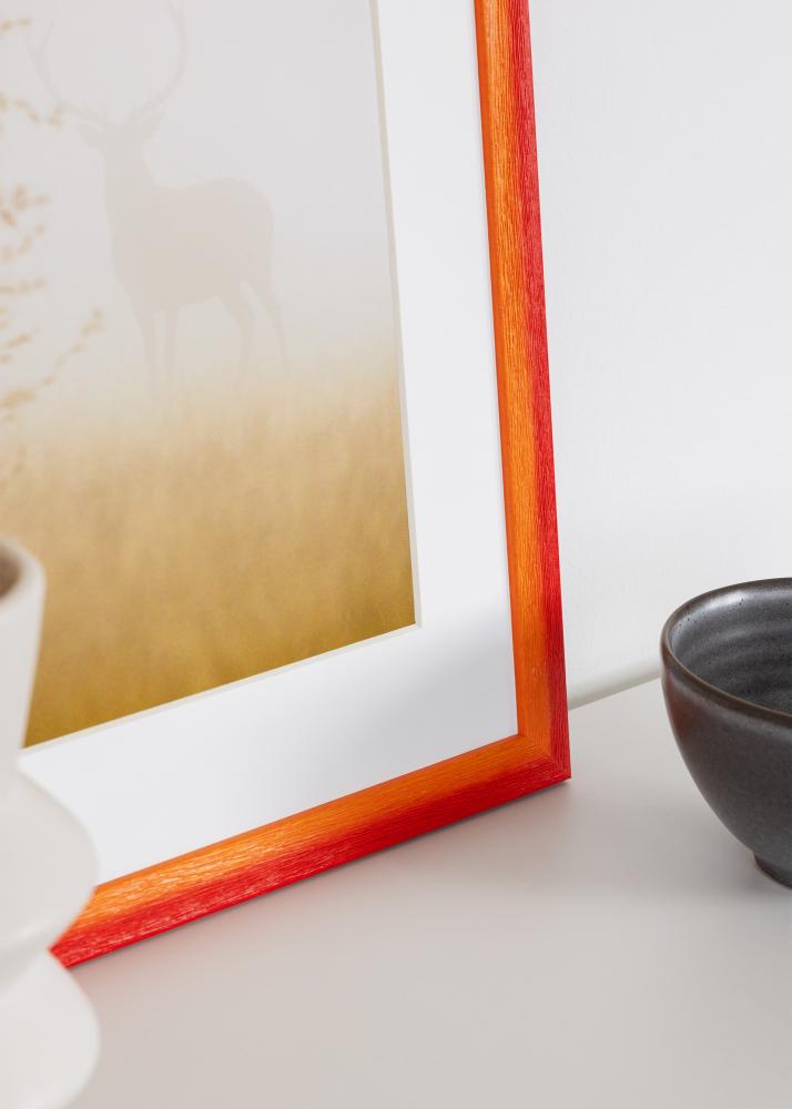 Cadre Cornwall Verre Acrylique Rouge 40x40 cm