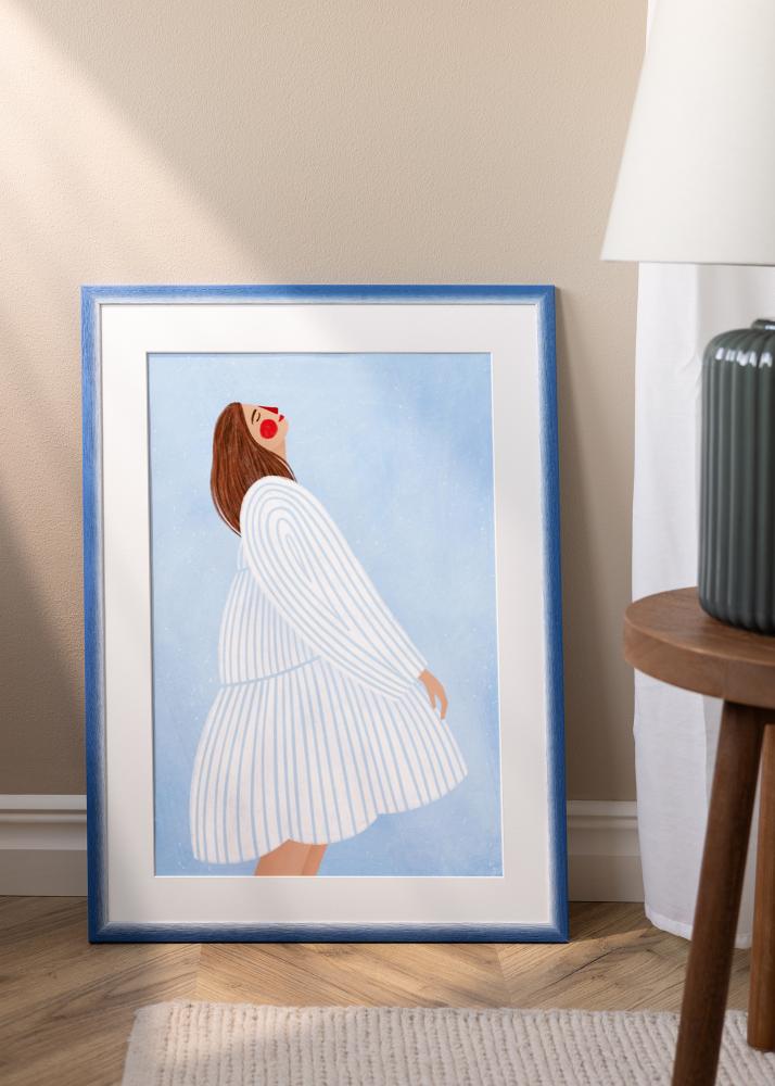 Cadre Cornwall Verre Acrylique Bleu 70x100 cm