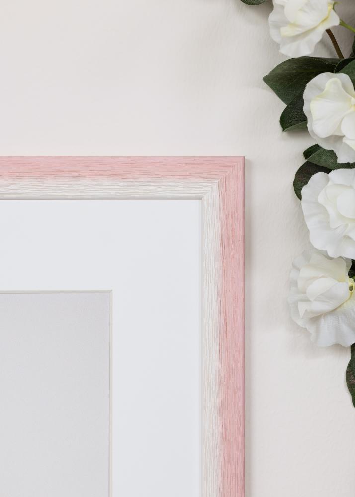 Cadre Cornwall Verre Acrylique Rose 40x50 cm