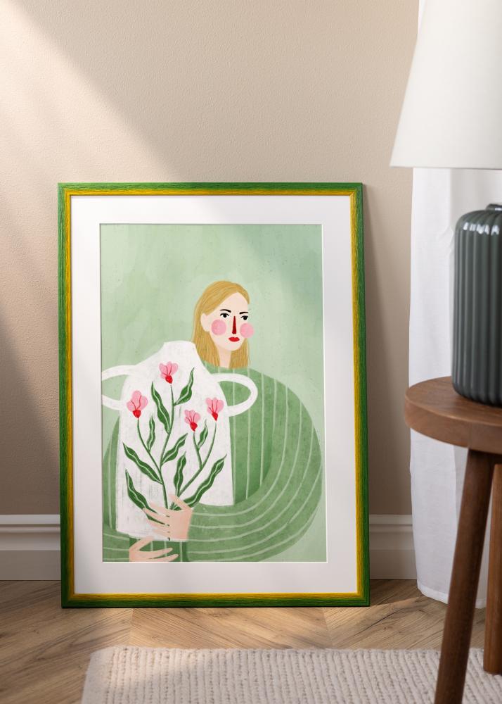 Cadre Cornwall Verre Acrylique Vert 30x40 cm