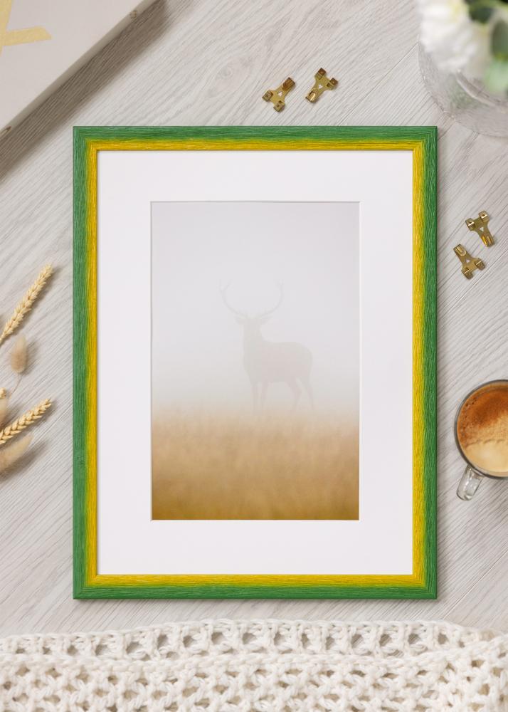 Cadre Cornwall Verre Acrylique Vert 30x40 cm