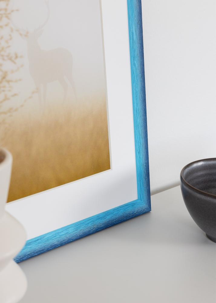 Cadre Cornwall Verre Acrylique Bleu Foncé 70x100 cm