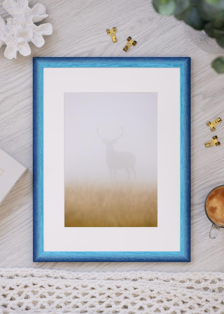 Cadre Cornwall Verre Acrylique Bleu Foncé 70x100 cm