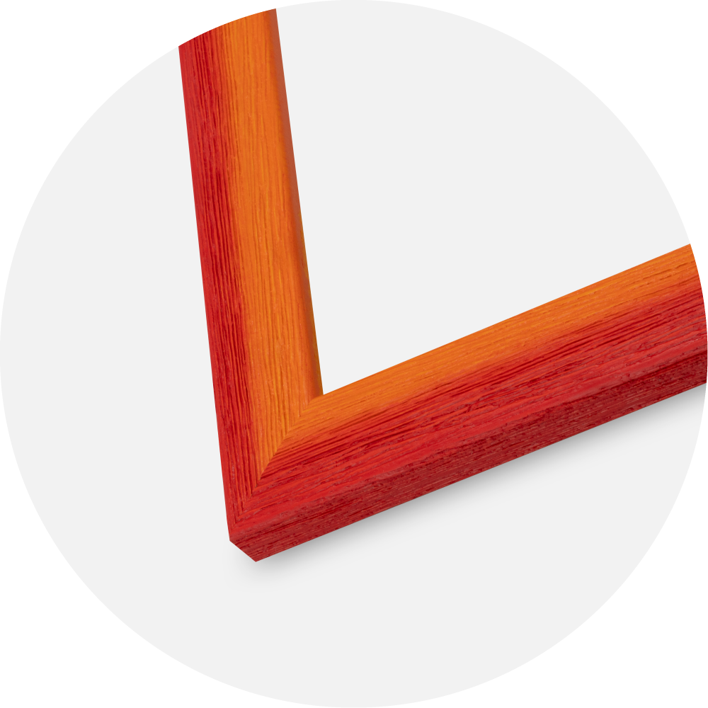 Cadre Cornwall Verre Acrylique Rouge 40x50 cm