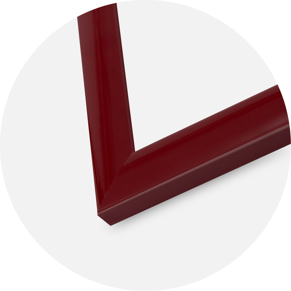 Cadre Dorset Verre Acrylique Rouge Foncé 40x50 cm