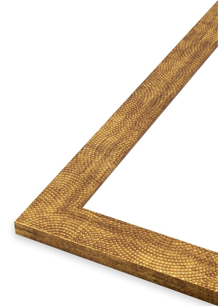 Cadre Linea Verre Acrylique Gold 40x40 cm