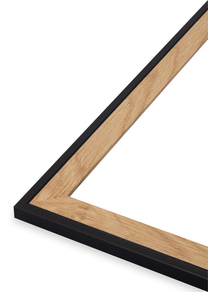 Cadre Linea Verre Acrylique Oak / Black 59.4x84 cm (A1)