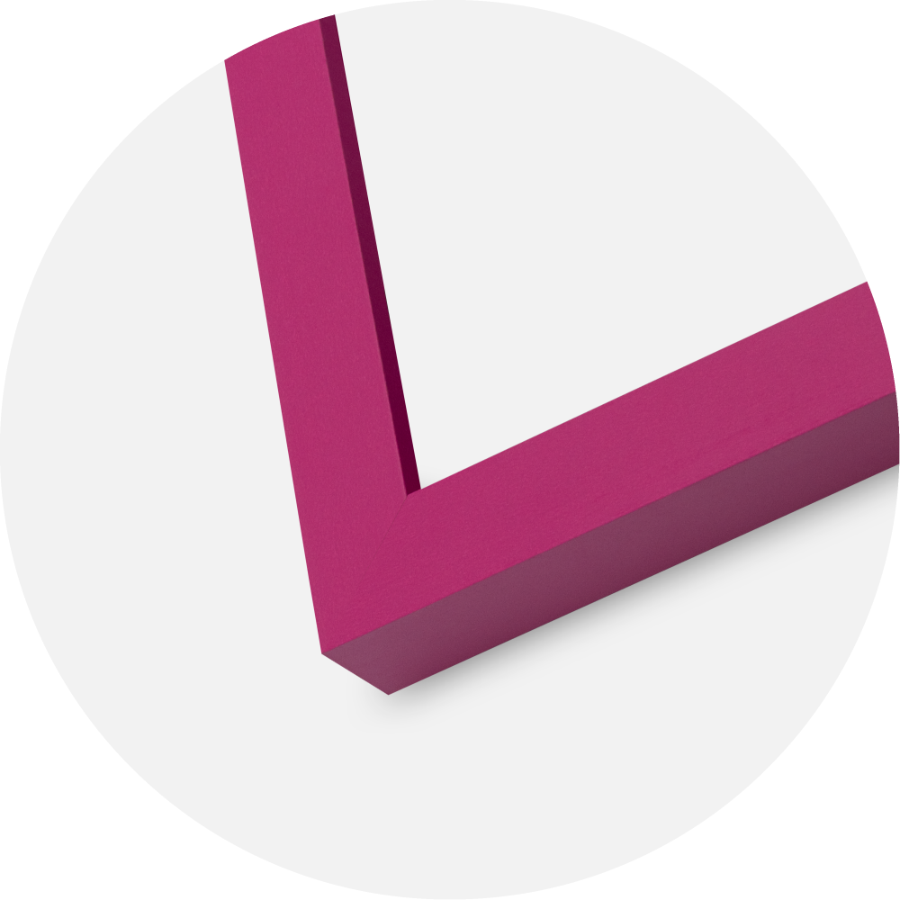 Cadre Selection Verre Acrylique Bubblegum Pink 30x30 cm