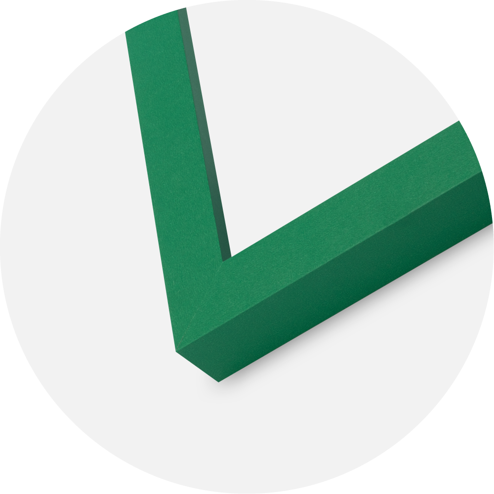 Cadre Selection Verre Acrylique Light Green 50x50 cm