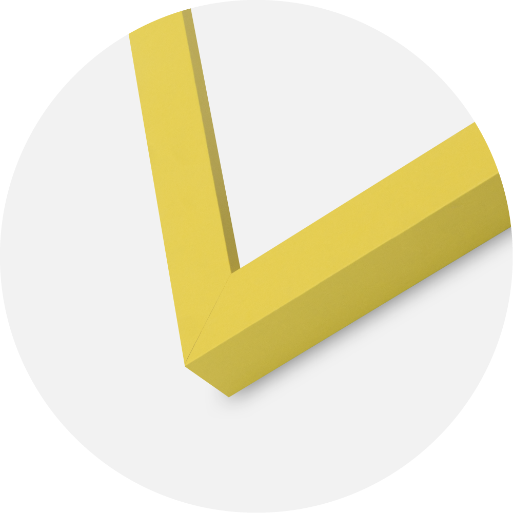 Cadre Selection Verre Acrylique Yellow 70x100 cm