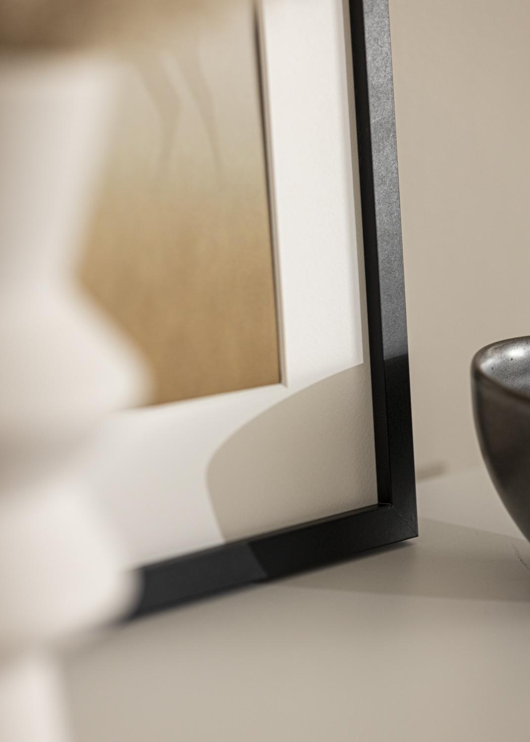 Product Image for Cadre Trendy Verre Acrylique Noir 10x50 cm