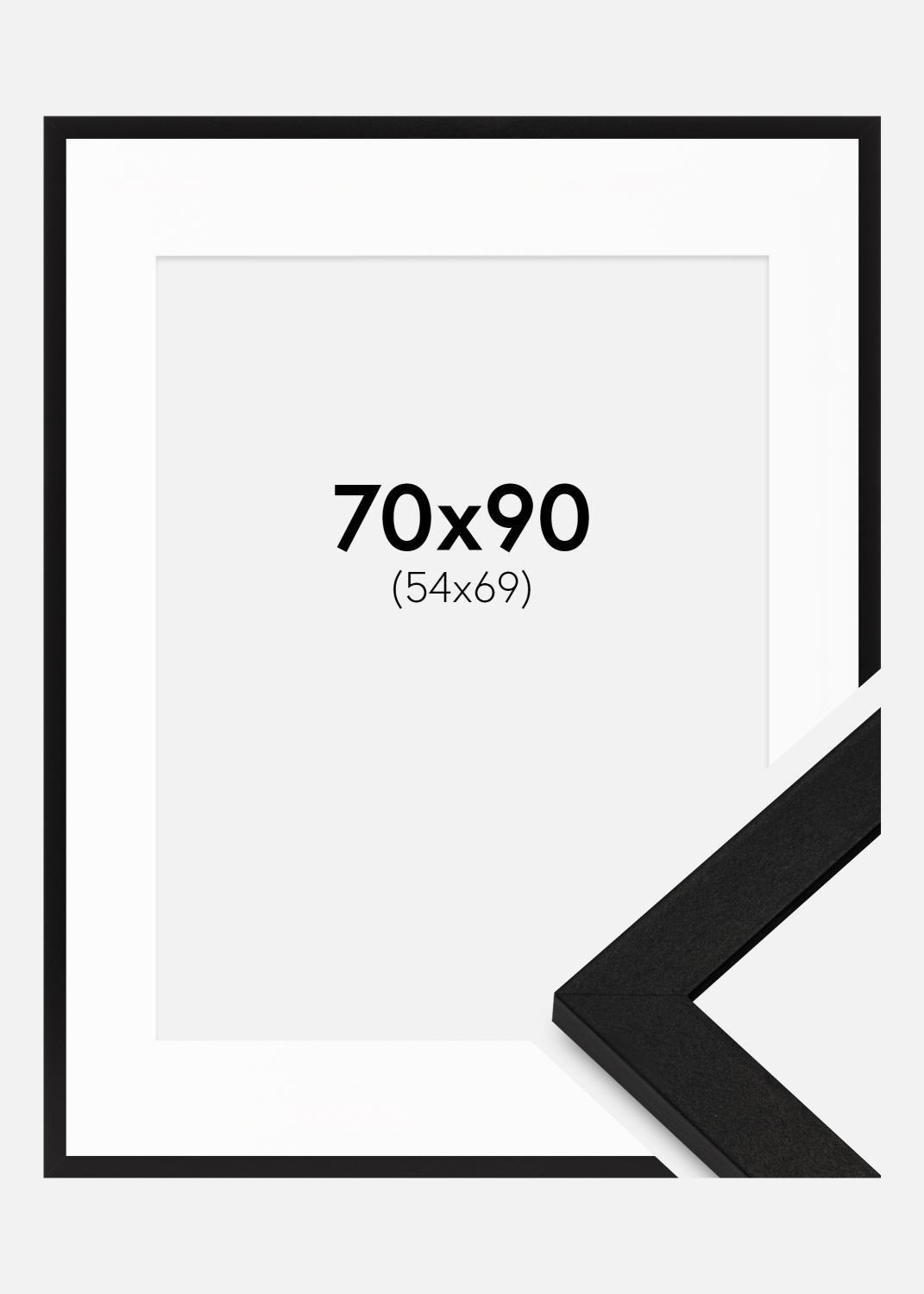 Product Image for Cadre BGA Classic Noir 70x90 cm - Passe-partout Blanc 55x70 cm