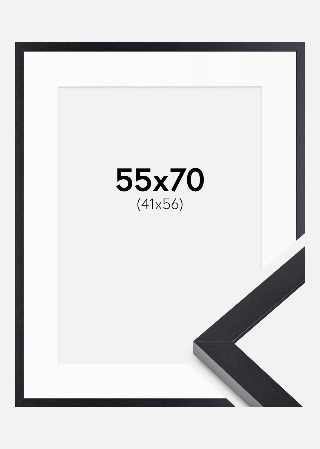 Product Image for Cadre Selection Noir 55x70 cm - Passe-partout Blanc 42x57 cm