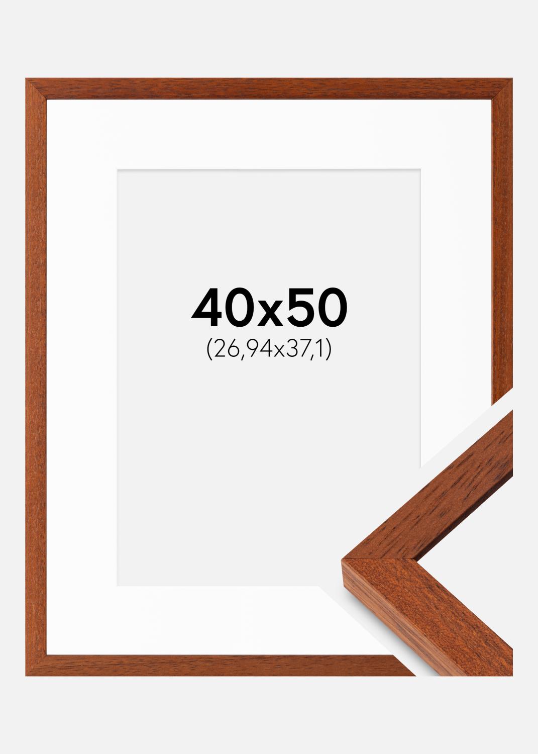 Product Image for Cadre Hermes Cerise 40x50 cm - Passe-partout Blanc 11x15 inches