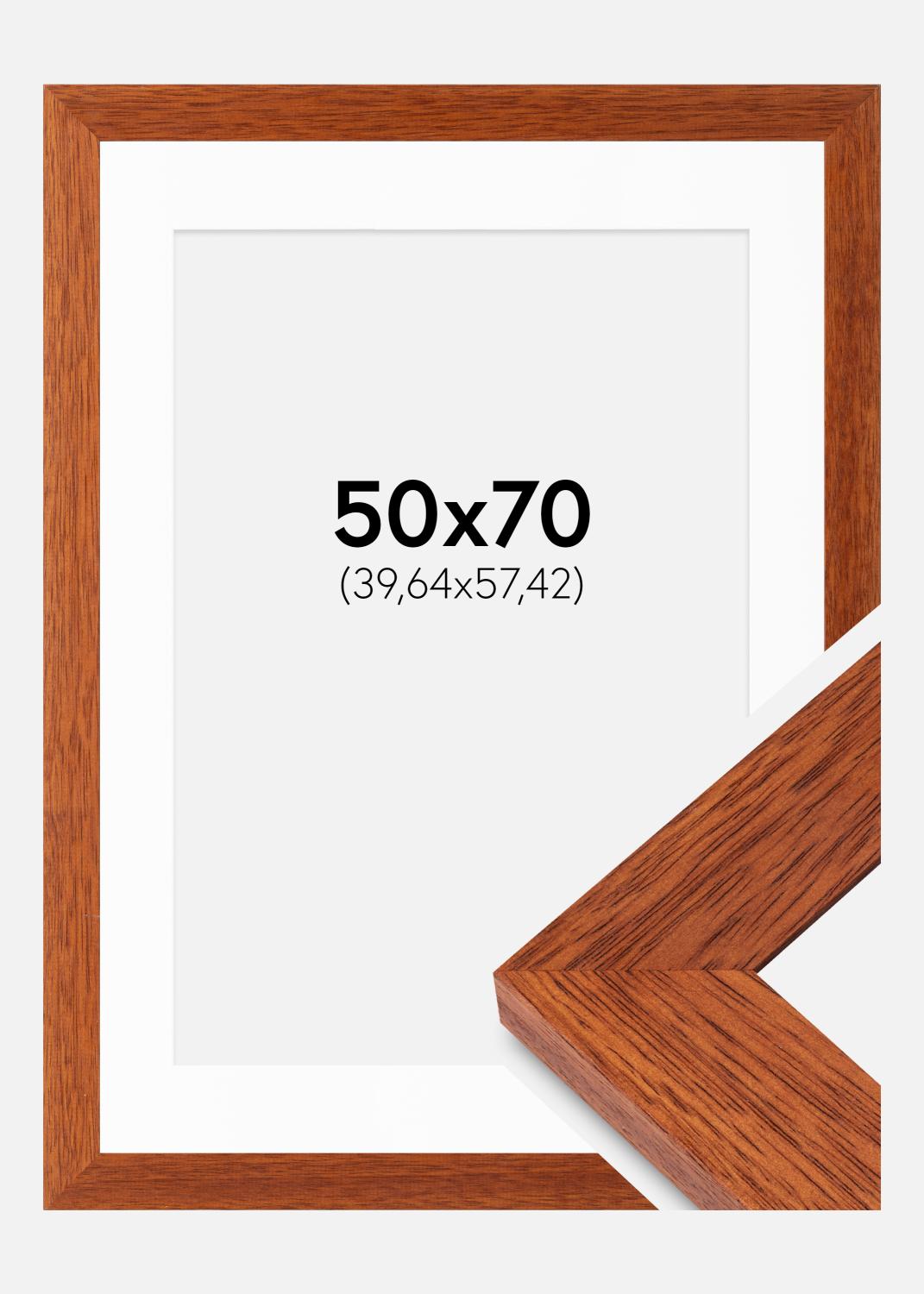 Product Image for Cadre Juno Cerise 50x70 cm - Passe-partout Blanc 16x23 inches