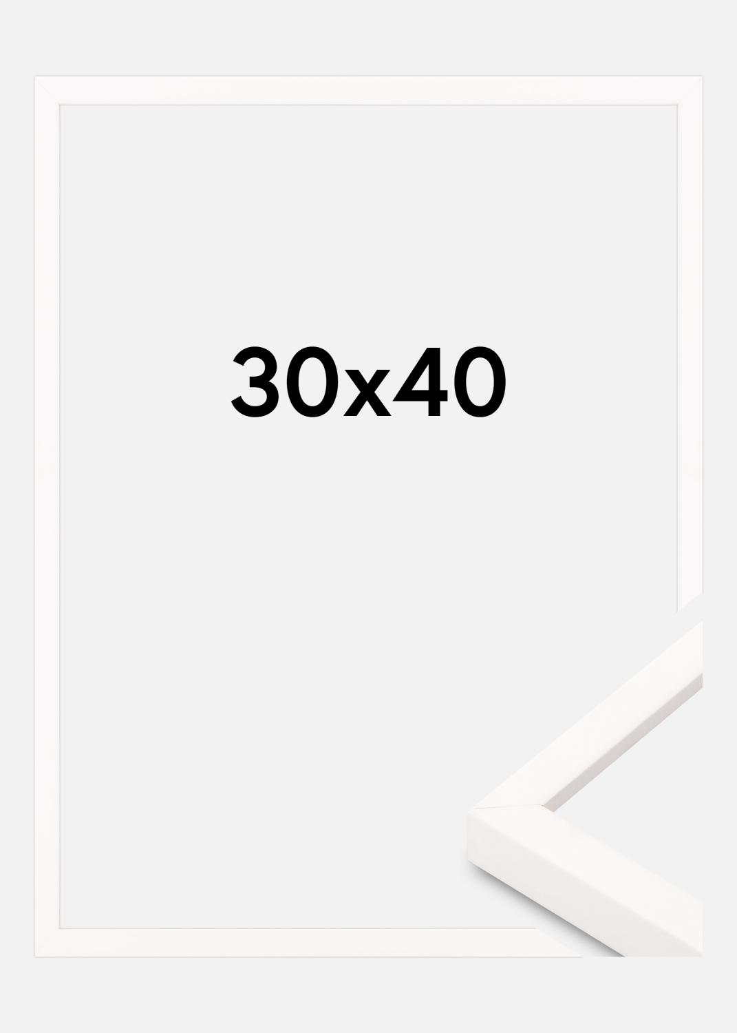 Product Image for Cadre Photo Blanc Fin 30 x 40 cm