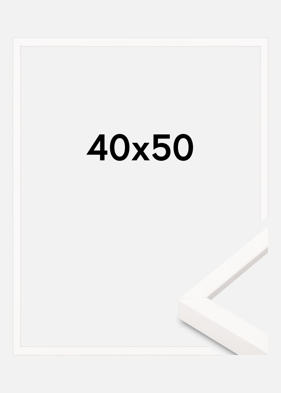 Product Image for Cadre Photo Blanc Fin 40 x 50 cm