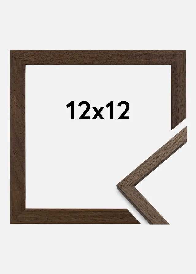 Cadre Edsbyn Noyer 12x12 cm