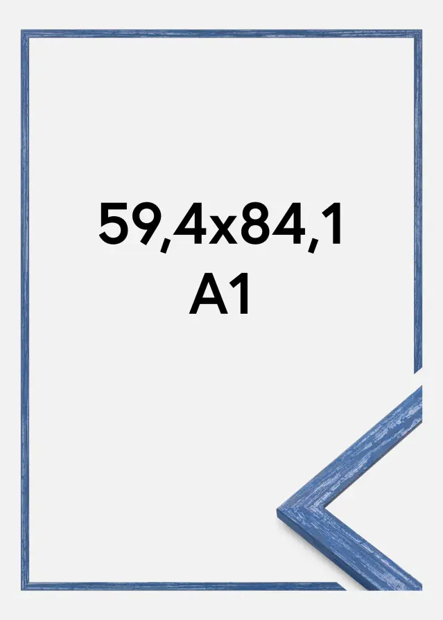 Cadre Andy Akrylglas Bleu 59,4x84,1 cm (A1)