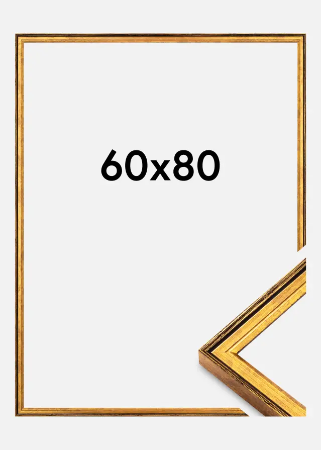 Cadre Ringa Plexiglas Or 60x80 cm