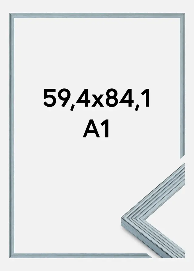 Cadre Tosca Plexiglass Bleu 59,4x84,1 cm (A1)