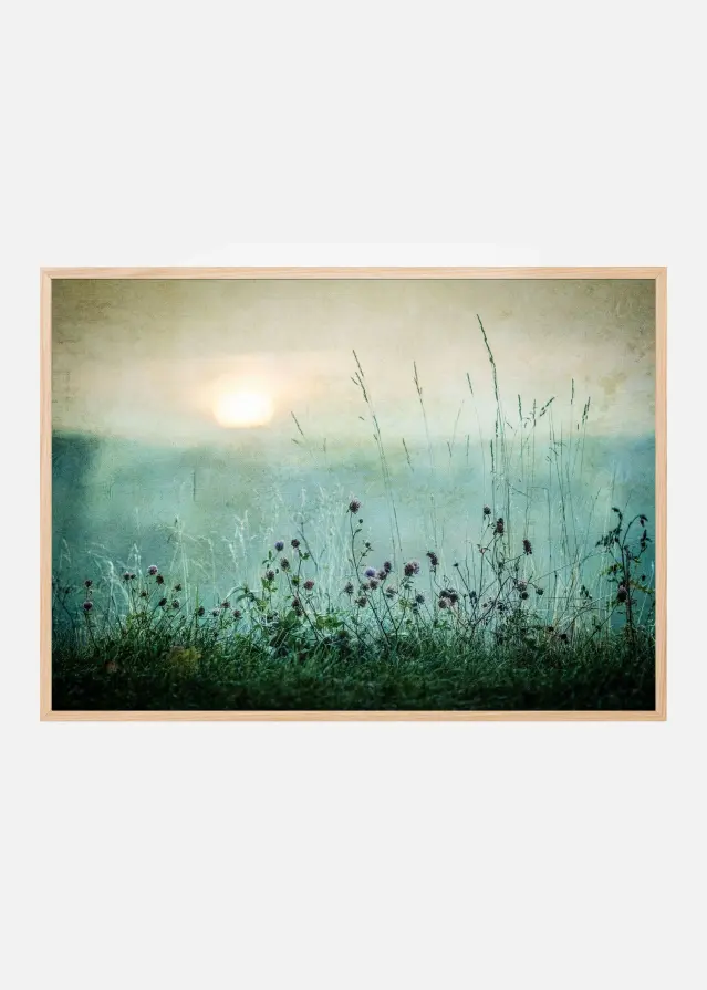 Autumn sunrise Poster